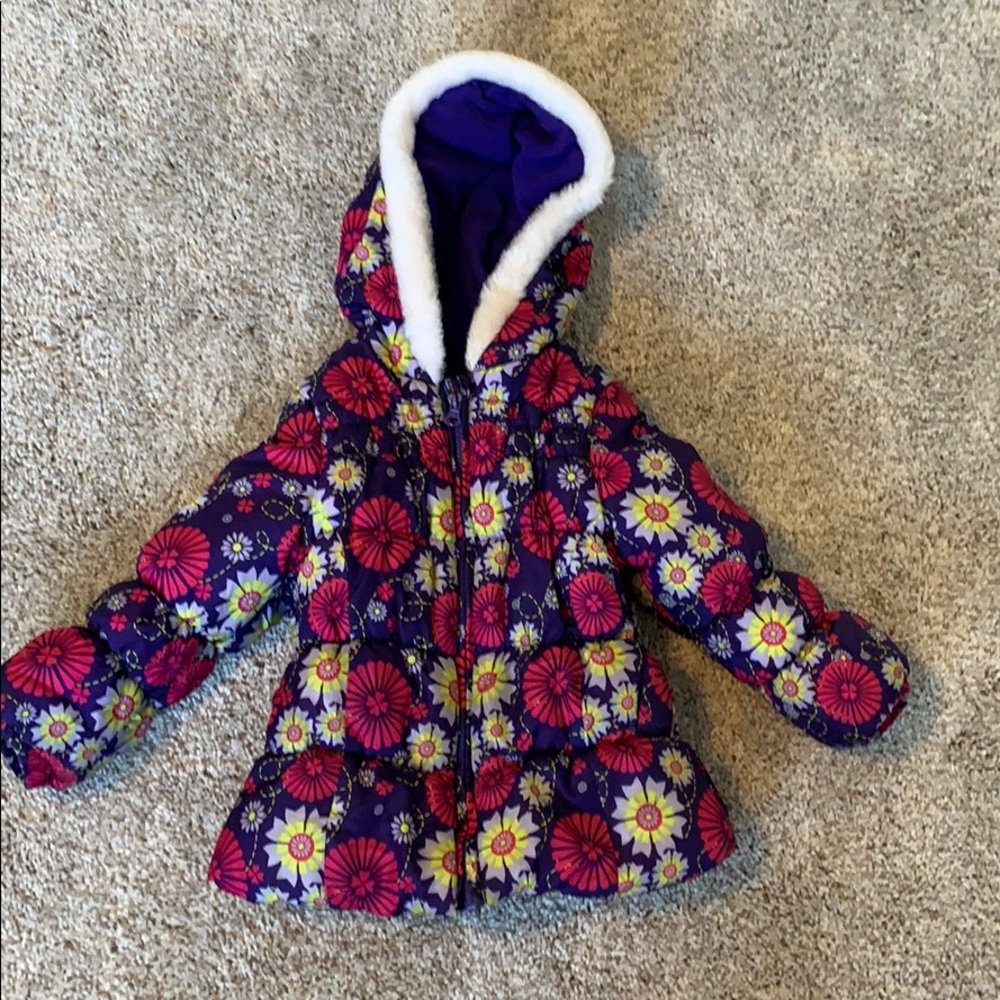 Girls Puffy Winter Jacket